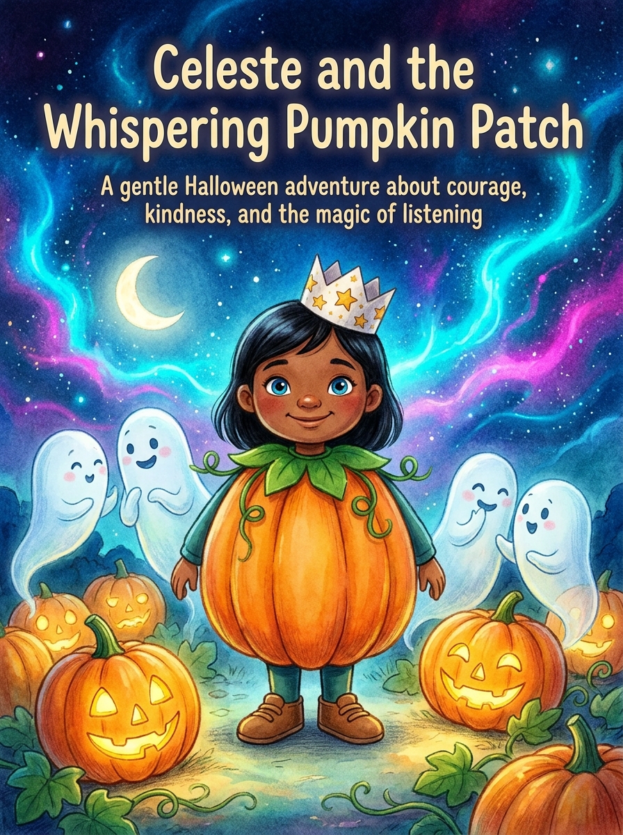 Celeste and the Whispering Pumpkin Patch